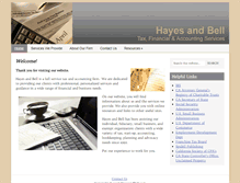 Tablet Screenshot of hayesandbell.com